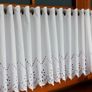 Metráž vitrážová záclona Floria