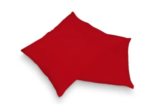Povlak na polštářek jersey - červená - 50x50, 2 ks