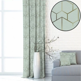 Dekorační látka SOFT - 401141-103 diamanty bílá