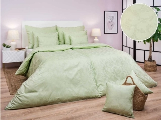 Povlečení damašek Rokoko zelené