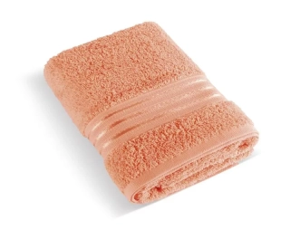 Osuška froté Linie 500g/m2 lososová - 70 x 140 cm