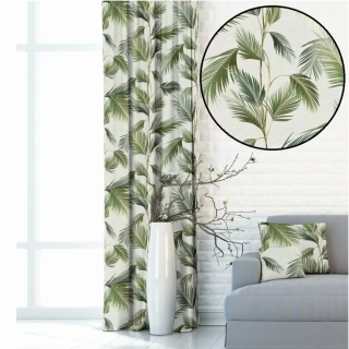 Metráž dekorační látka SOFT 410341-004 listí