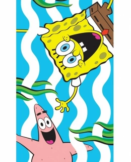 Dětský ručník Sponge Bob Zábava v moři 30x50 cm