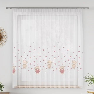 Dětský voál Medvídek - výška 157cm