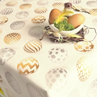 Velikonoční ubrusy a běhouny SOFT 410002-101