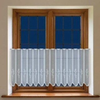 Vitrážová záclona Iris