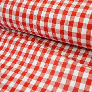 Látka Kanafas kostka červená