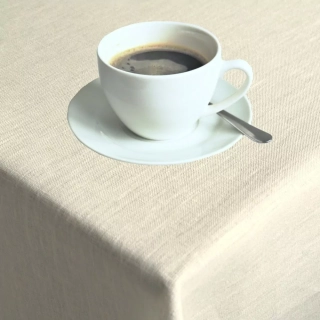 Lněný ubrus Lena - smetanový