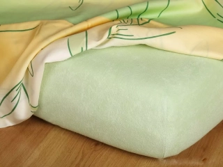 Prostěradla froté - hrášková - 90/200/25