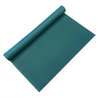 Látka bavlněný satén s proužkem tmavě zelený, šíře 240cm