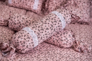 Bavlněný povlak váleček HERBARIUM starorůžové - 50/15