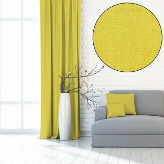 Dekorační látka Blackout West - žlutá