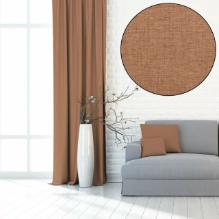 Dekorační látka Blackout West - karamelová