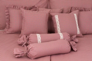 Bavlněný povlak kanýr PEPITO bordó - 40/40