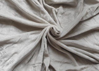Mikroflanel prostěradlo - sv. šedé - 180/200/25