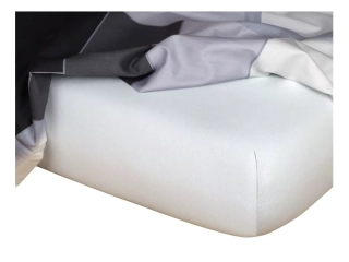 Prostěradlo jersey stříbrná - 90/200/20