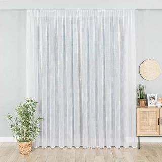 Batist záclona metráž Faustina - výška 320cm