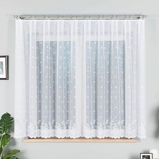 Žakárová záclona metráž střižena Karolína výška 250cm, šíře 200cm