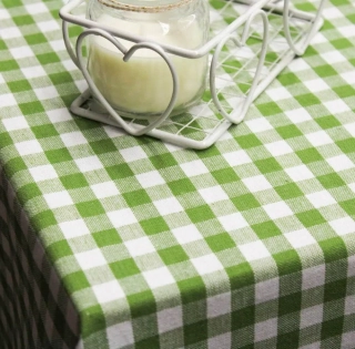 Ubrus a prostírání kanafas - jarně zelený