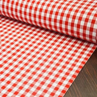 Ubrus a prostírání kanafas - červený