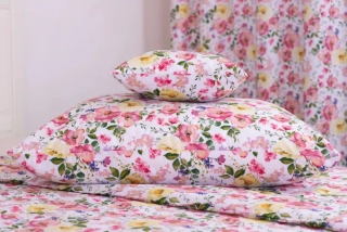 Bavlněný povlak ČAJOVÁ RŮŽE - 70/90