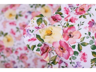 Bavlněný povlak kanýr ČAJOVÁ RŮŽE - 40/40