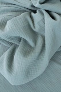 Mušelín metráž ŠALVĚJOVĚ ZELENÁ