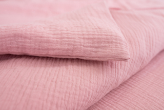 Mušelínový povlak STARORŮŽOVÝ - 70/50