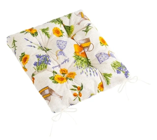 Sedák prošívaný Ema 561 40/40 cm - Levandule fialová