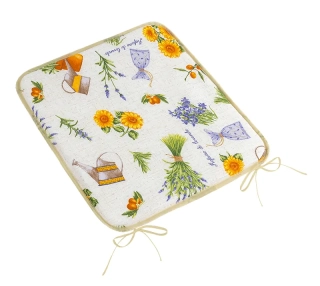 Sedák hladký Ema 561 40x40 cm - Levandule fialová