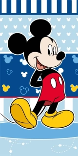 Osuška Mickey Blue 70x140 cm
