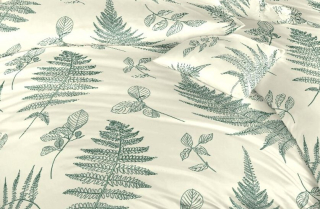 Metráž krep Kapradí banán