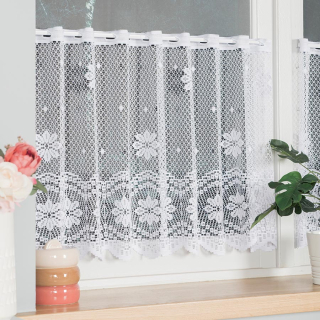 Vitrážová záclona metráž Nola