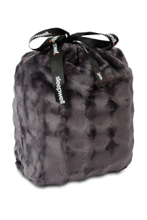 Povlečení mikroflanel/mikroplyš STELLA OBLÁČKY antracit - 70x90 cm + 140x200 cm