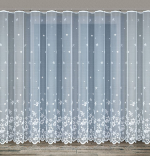 Vánoční záclona Hvězdy