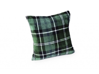 Povlak mikroflanel KOSTKA ZELENÁ - 40 x 40 cm
