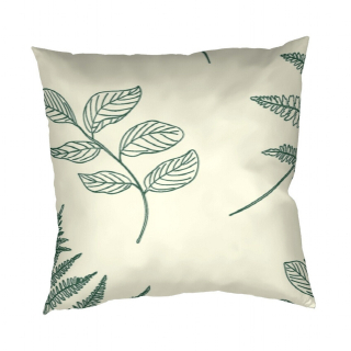 Povlak flanel Kapradí banán  - 40x50 cm