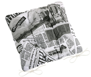 Sedák EMA prošívaný 40/40 - 566 Noviny