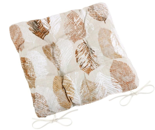 Sedák EMA prošívaný 40/40 - 565 Listy béžové