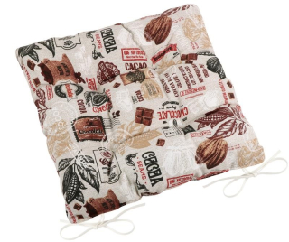 Sedák EMA prošívaný 40/40 - 563 Kakao hnědé