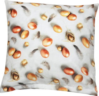 Velikonoční povlak na polštářek SOFT 40x40 - Vajíčka zlatá