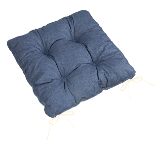 Sedák prošívaný Adéla 40x40 - denim
