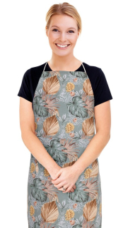 Kuchyňská zástěra Adéla - Monstera