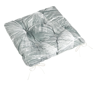 Sedák prošívaný Adéla 40x40 - pírka šedá