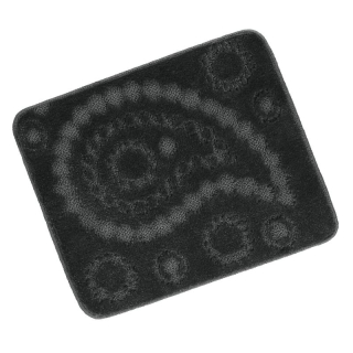 WC předložka bez výkroje 60x50 cm - Kašmír antracitová