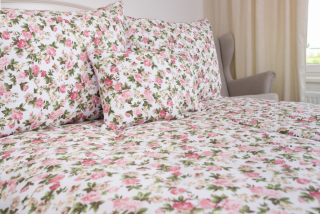 Přehoz, letní deka RŮŽE RUSTIKÁL - 140/200 cm