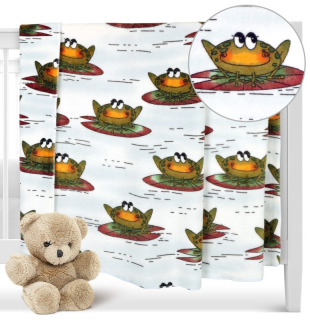 Dětská deka Ella 100x150 cm - Žabka