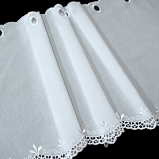 Vitrážová záclona VIOLA