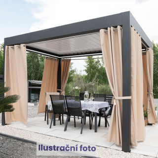 Voděodolný venkovní závěs Moana - béžový