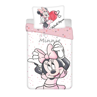 Povlečení Minnie White - 140/200 + 70/90